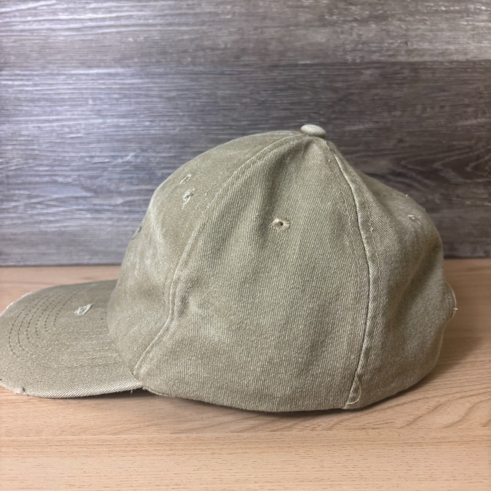 Disney Hat Cap Strap Back Brown Mickey Mouse Disney World Vintage Distressed - Picture 4 of 9